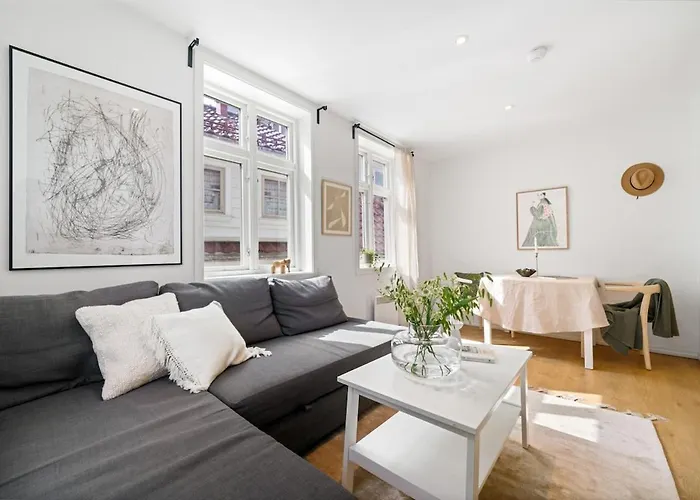 Modern Near Bryggen - Classic Architecture Apartment Bergen