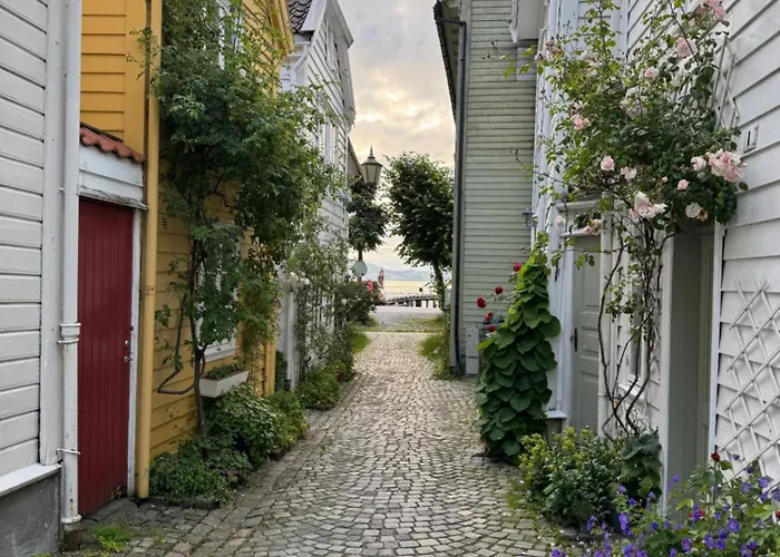 Modern Near Bryggen - Classic Architecture ベルゲン