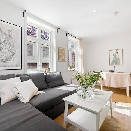 Modern Near Bryggen - Classic Architecture Apartment Bergen